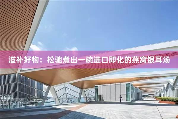 滋补好物：松驰煮出一碗进口即化的燕窝银耳汤